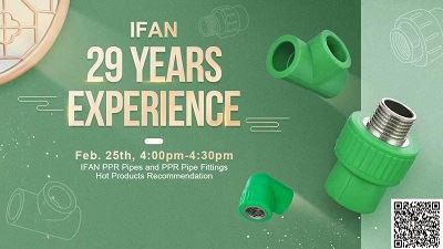 IFAN Live Show за PPR тръби и тръбни фитинги