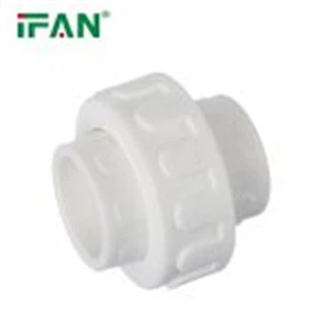 Пластмасови PPR бели съединителни фитинги