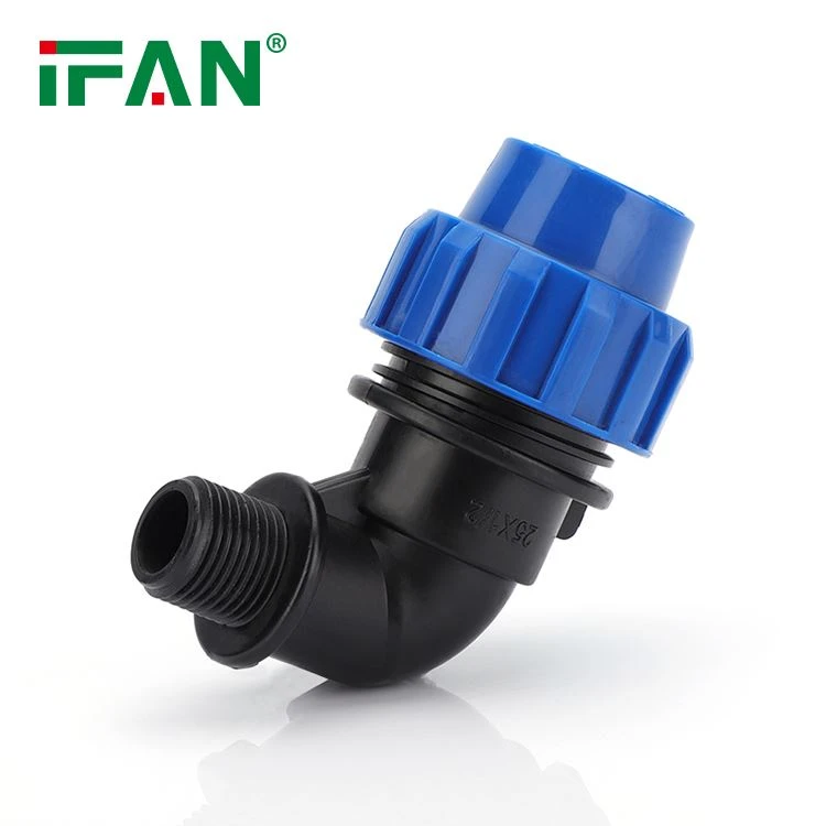 HDPE мъжки лакътни фитинги