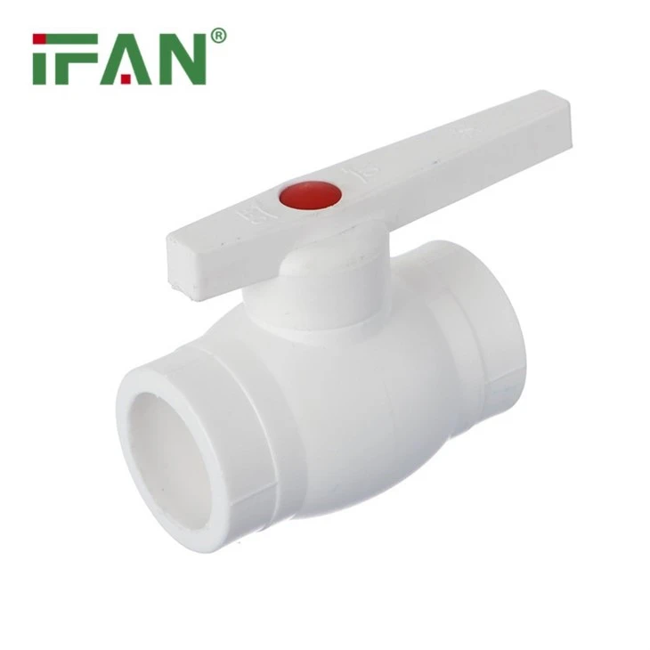 IFAN White Long Handle Pure Plastic PPR Valve